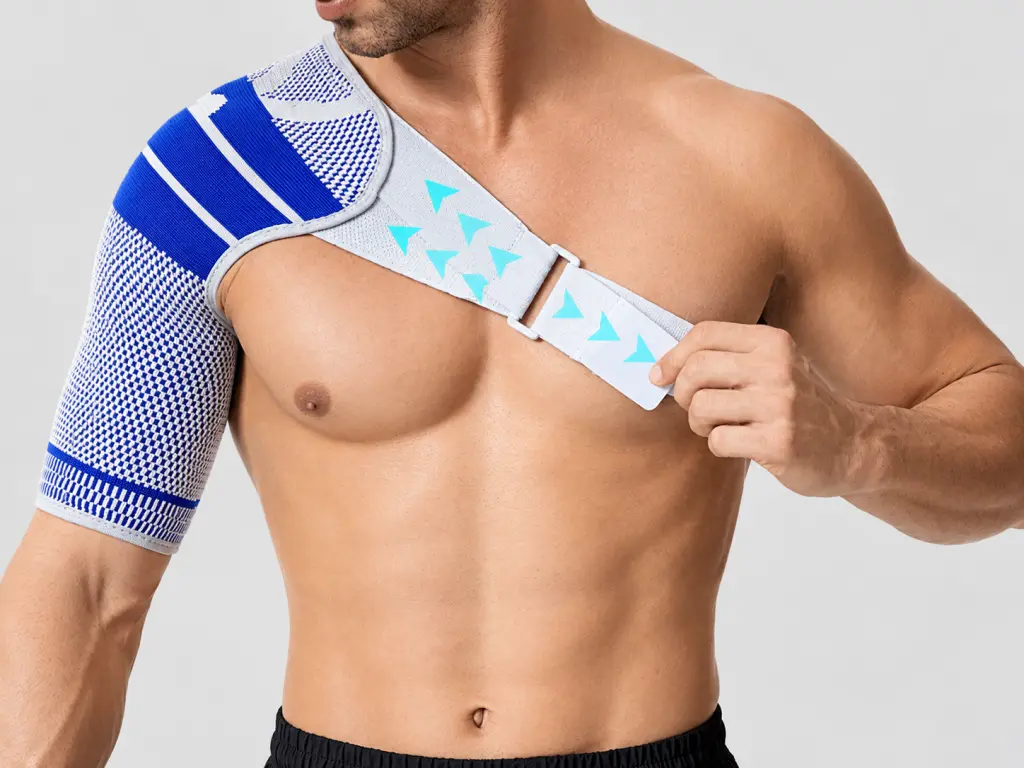 Adjustable Shoulder Brace with custom fit straps