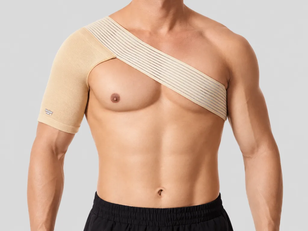 Elastic Compression Shoulder Sleeve for active movement