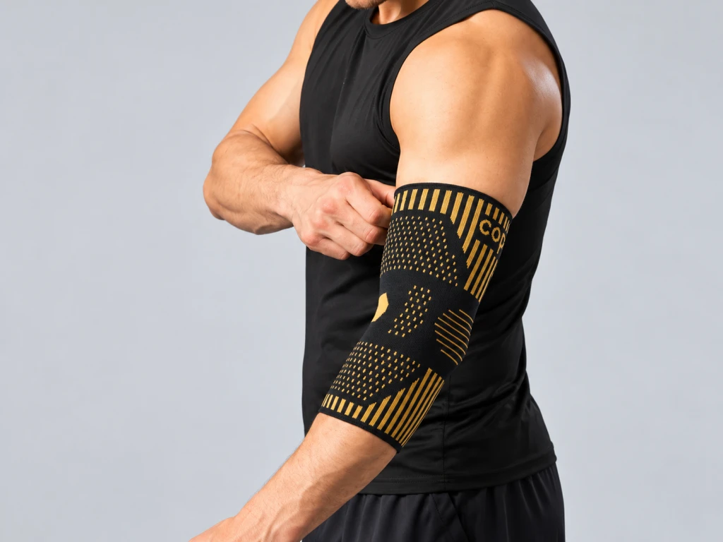 Copper Infused Elbow Support