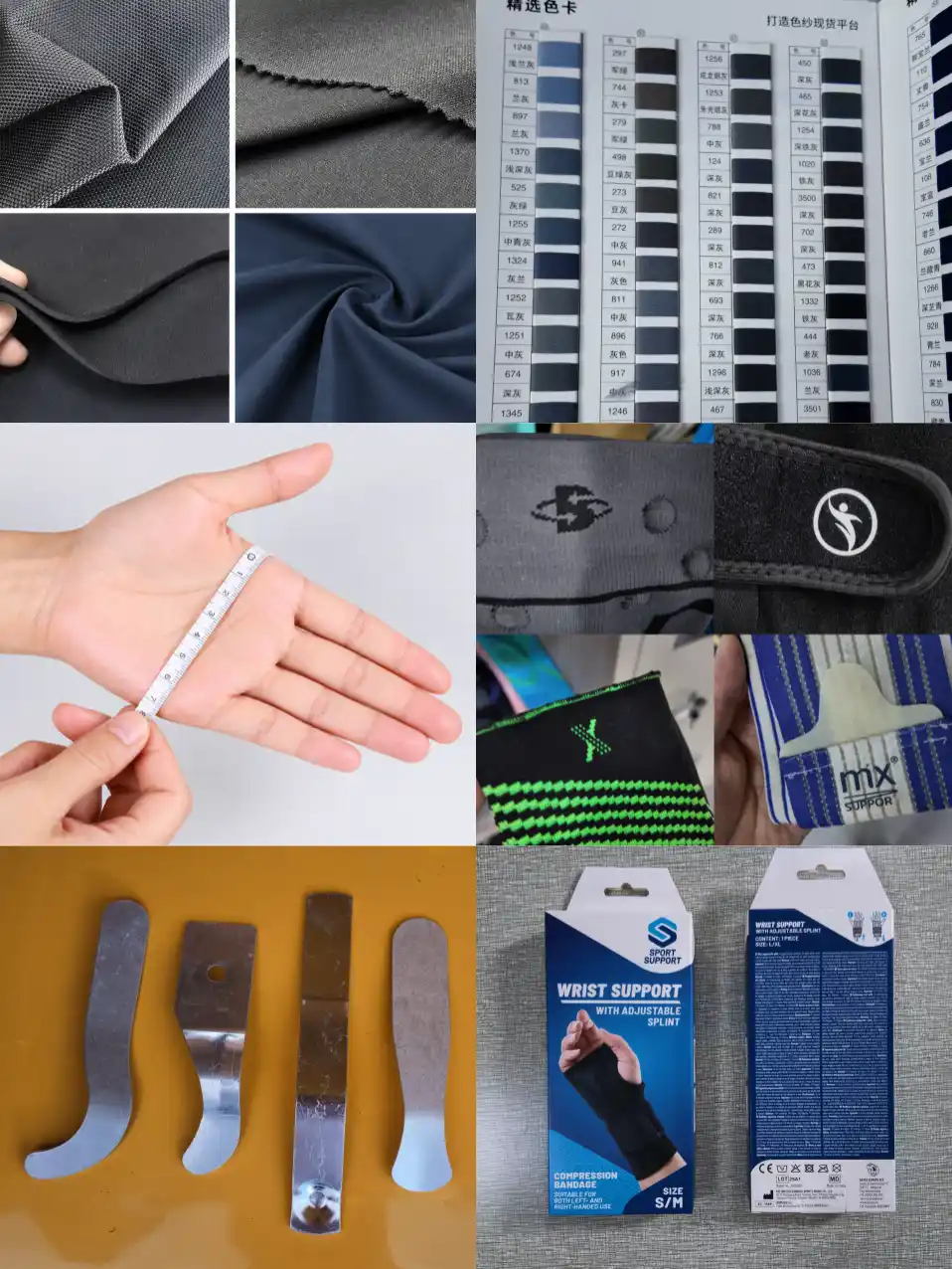 Custom logo application and retail packaging for wrist supports