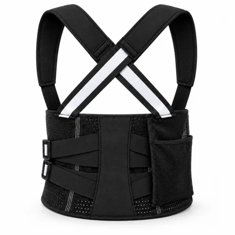 Work Back Brace with Suspenders